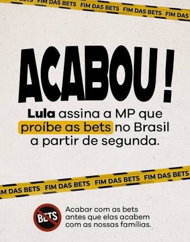 Governo decreta o fim das ‘bets’ e cassinos on-line no Brasil com regras rigorosas e novas penalidades
