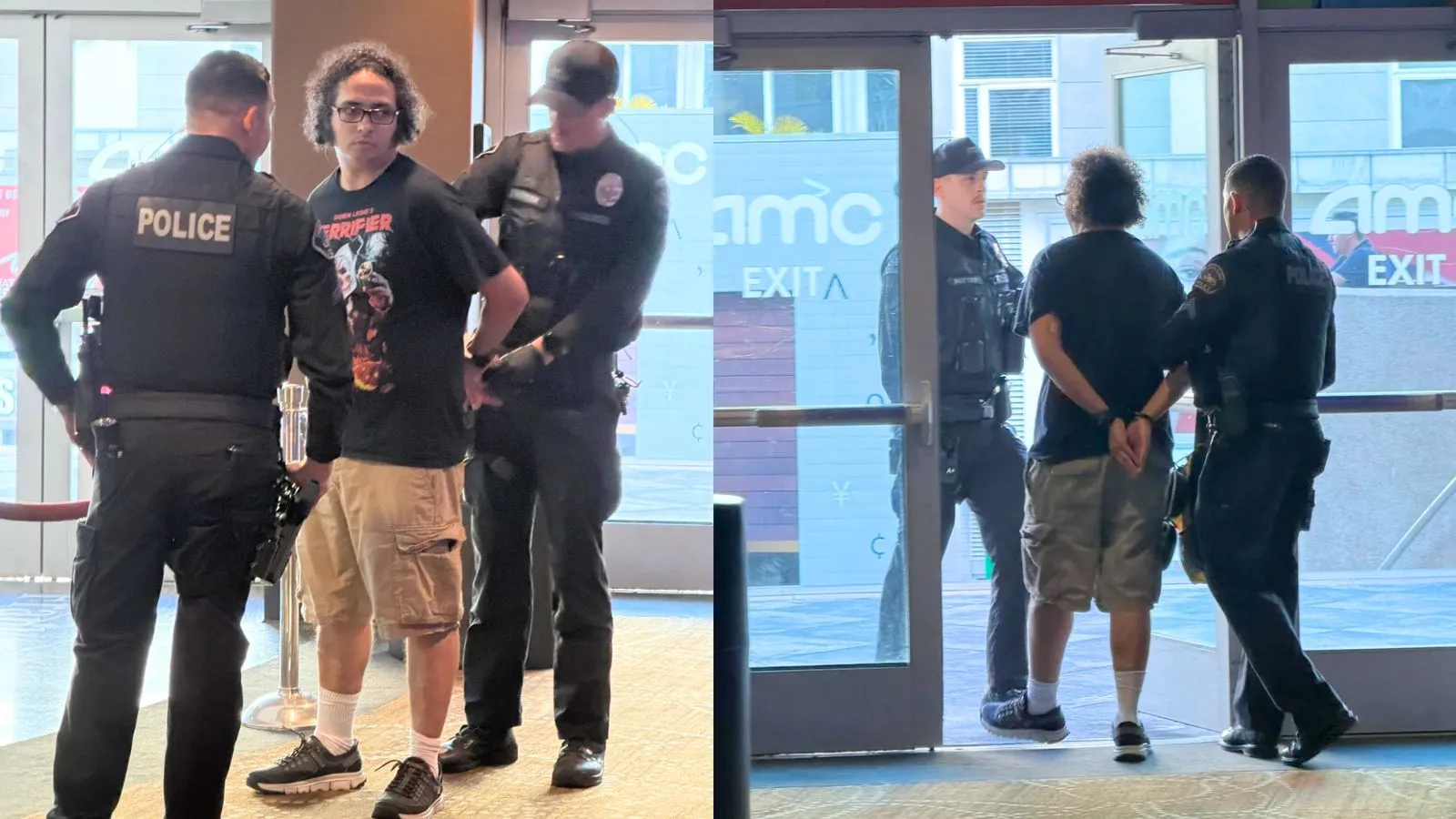 Homem se irrita com uso de celular durante filme, joga spray de pimenta em espectador.