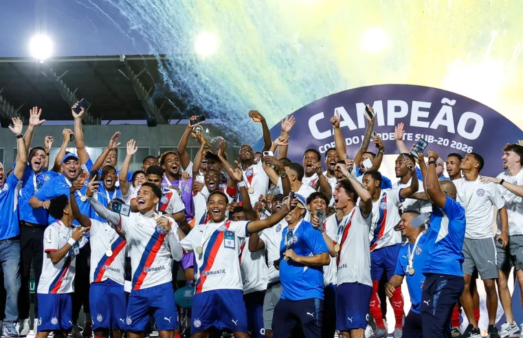 Bahia quebra jejum de 25 anos e é bicampeão da Copa do Nordeste Sub-20