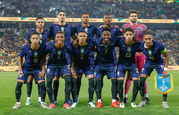 Brasil vence Austrália por 4 a 2 sob elogios de Ancelotti e com testes táticos