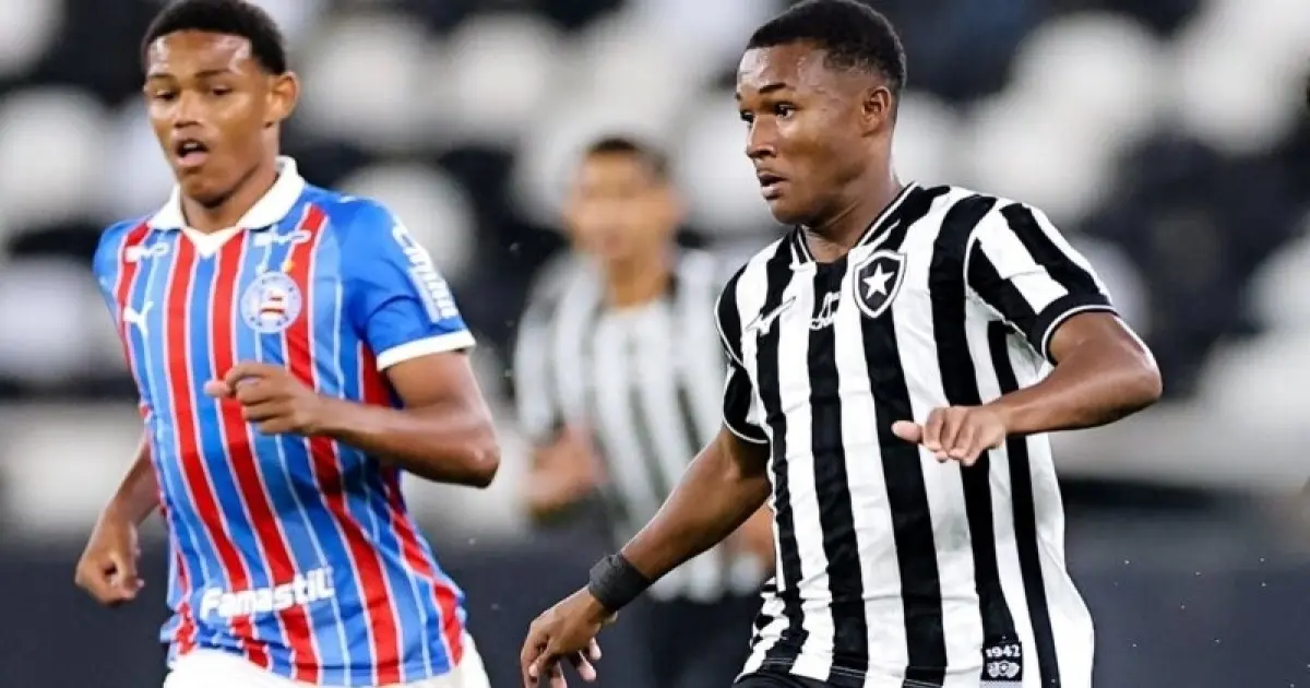 Zagueiro de 32 milhões é expulso, Bahia perde para o Botafogo e dá adeus à Copa do Brasil Sub-20