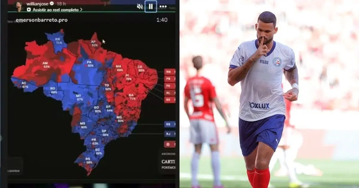Ministério Público investiga suspeita de xenofobia após Willian José compartilhar vídeo contra o Nordeste