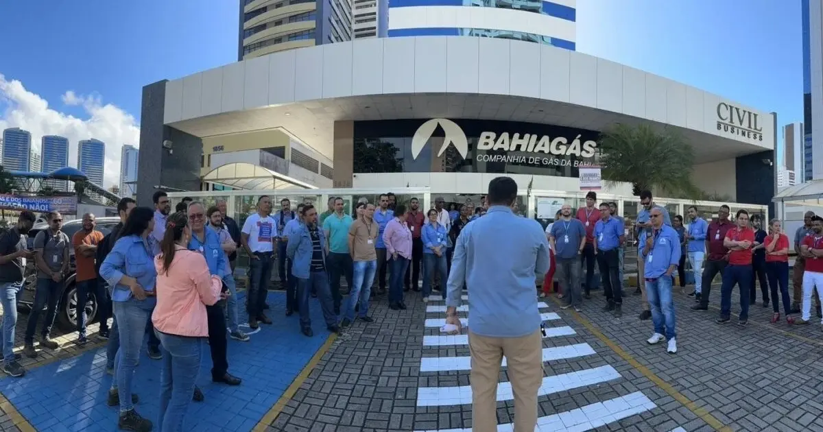 Sindicato entra com ação civil pública contra venda de ações da Bahiagás e realiza manifestação