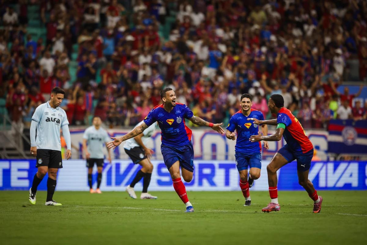 Bahia abre 2 a 0 sobre o São Paulo na Fonte Nova com gols de Rodrigo Nestor e Erick Pulga