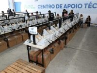 Urnas eletrônicas utilizadas pela Justiça Eleitoral da Bahia em procedimentos de preparação e auditoria para as eleições de 2026.