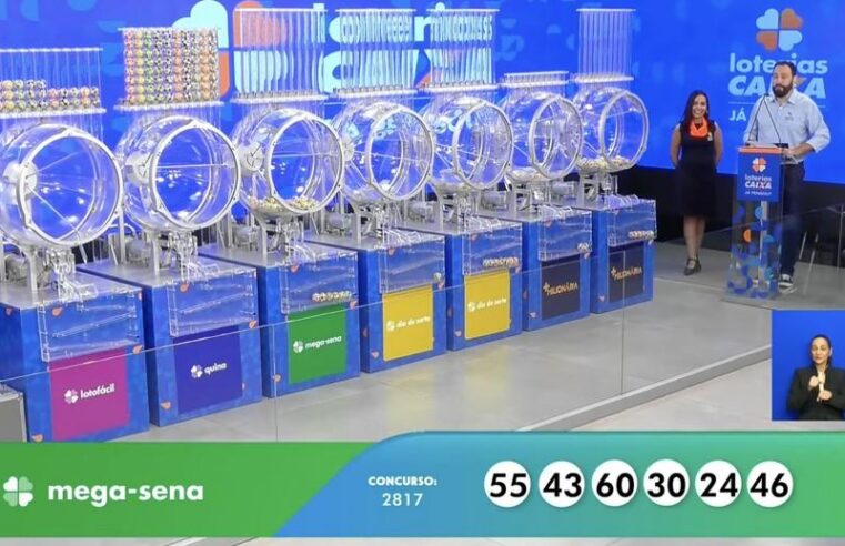 Mega-Sena acumula e prêmio vai a R$ 185 milhões; confira os números sorteados