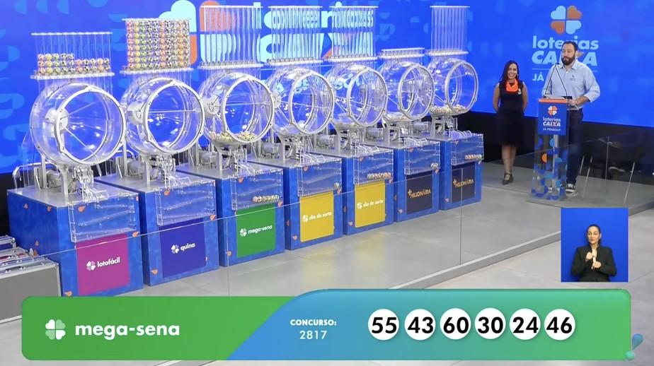 Mega-Sena acumula e prêmio vai a R$ 185 milhões; confira os números sorteados