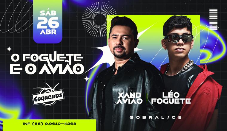 Xand Avião grava música inédita com Léo Foguete e estreia projeto Conexão em Fortaleza