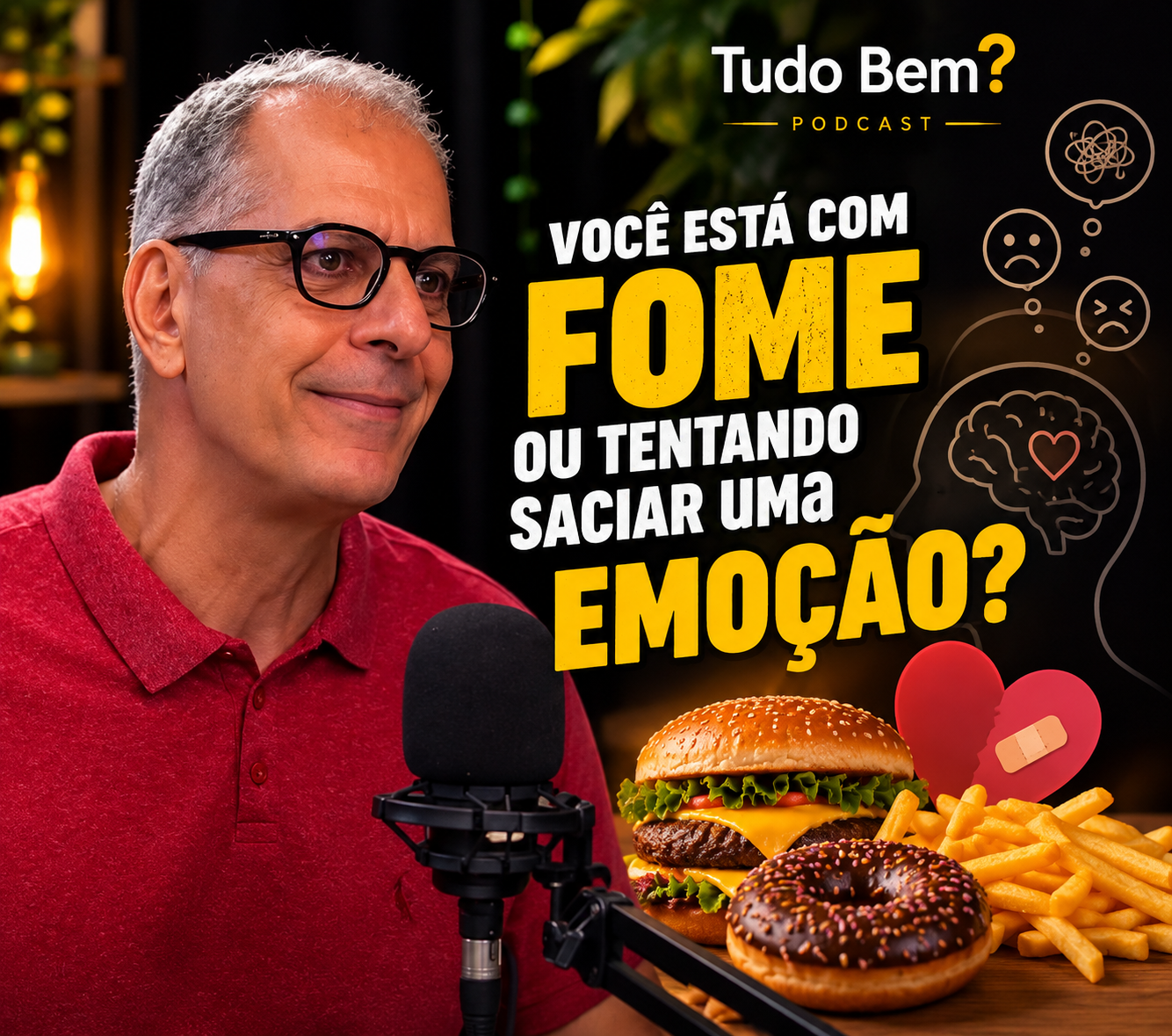 Fome física ou emocional? Tudo Bem? Podcast explica a diferença